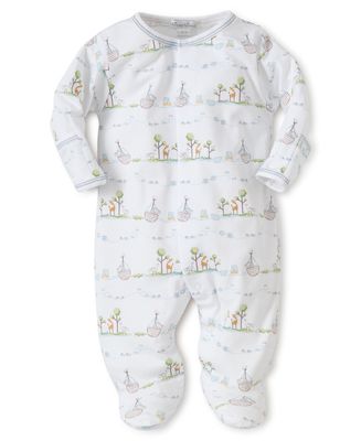 Print Footie / Noah Blue