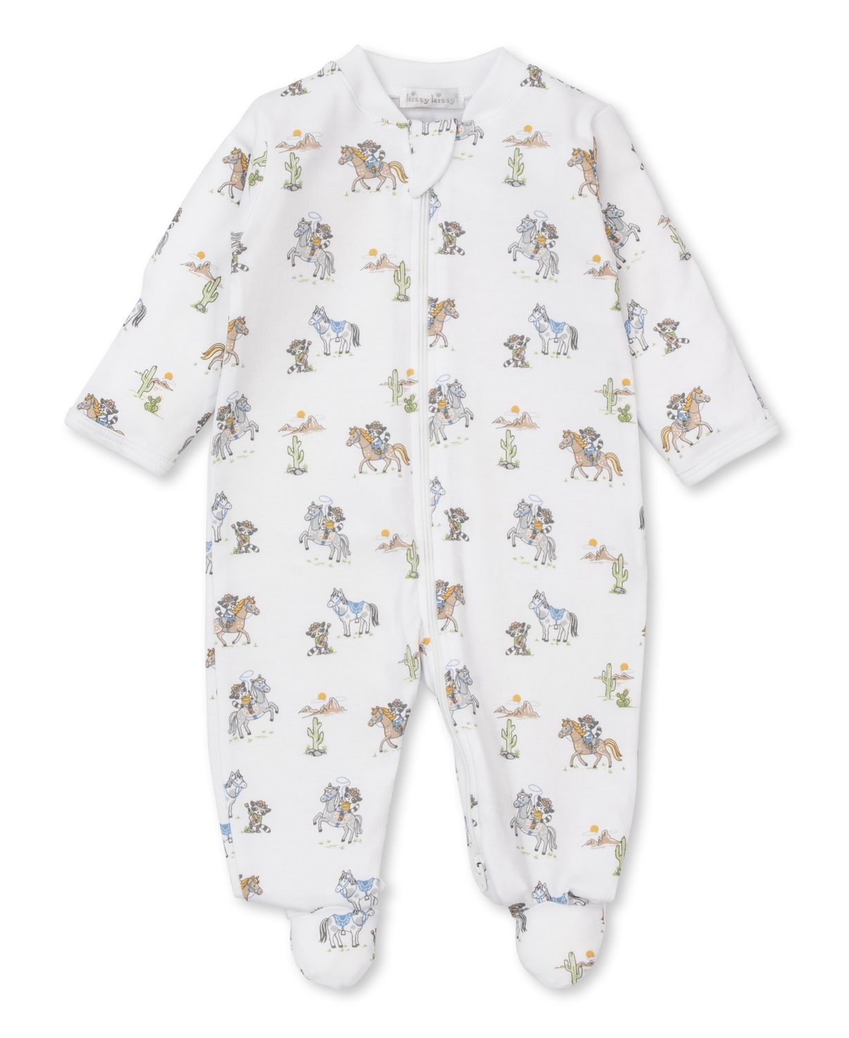 Zip Footie / Cow Poke, Size: NB
