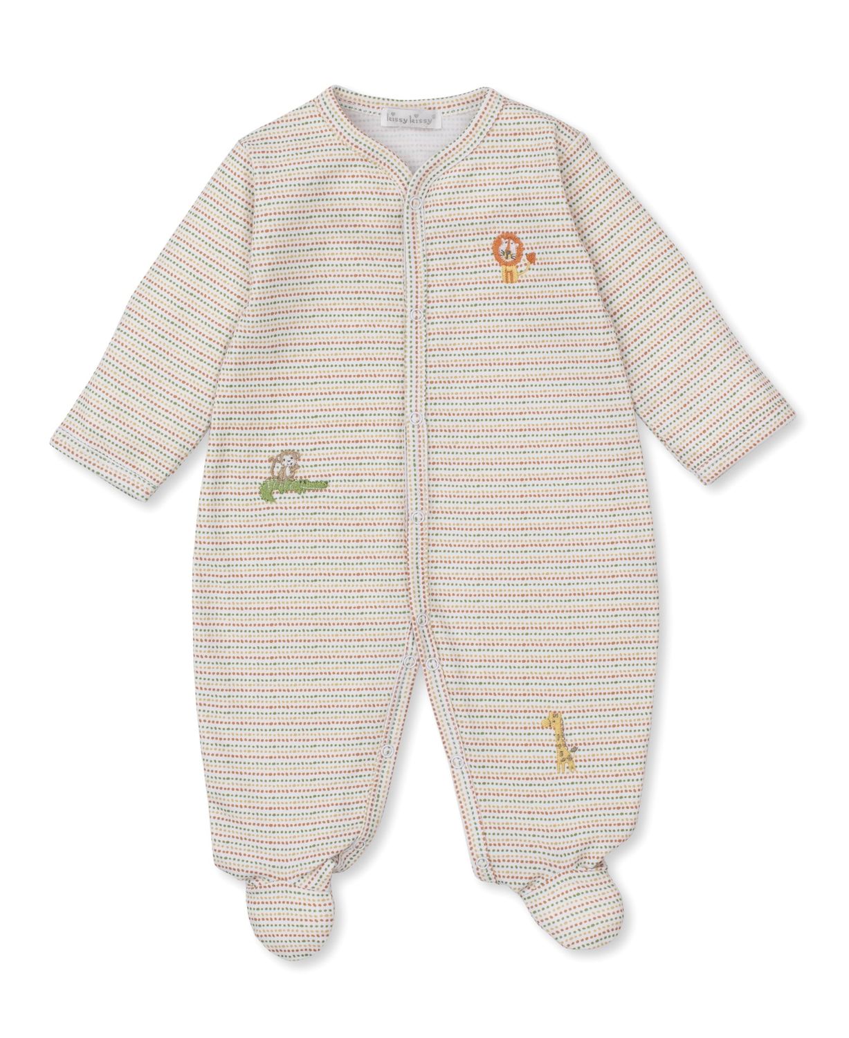 Embroidered Footie / Jungle, Size: NB