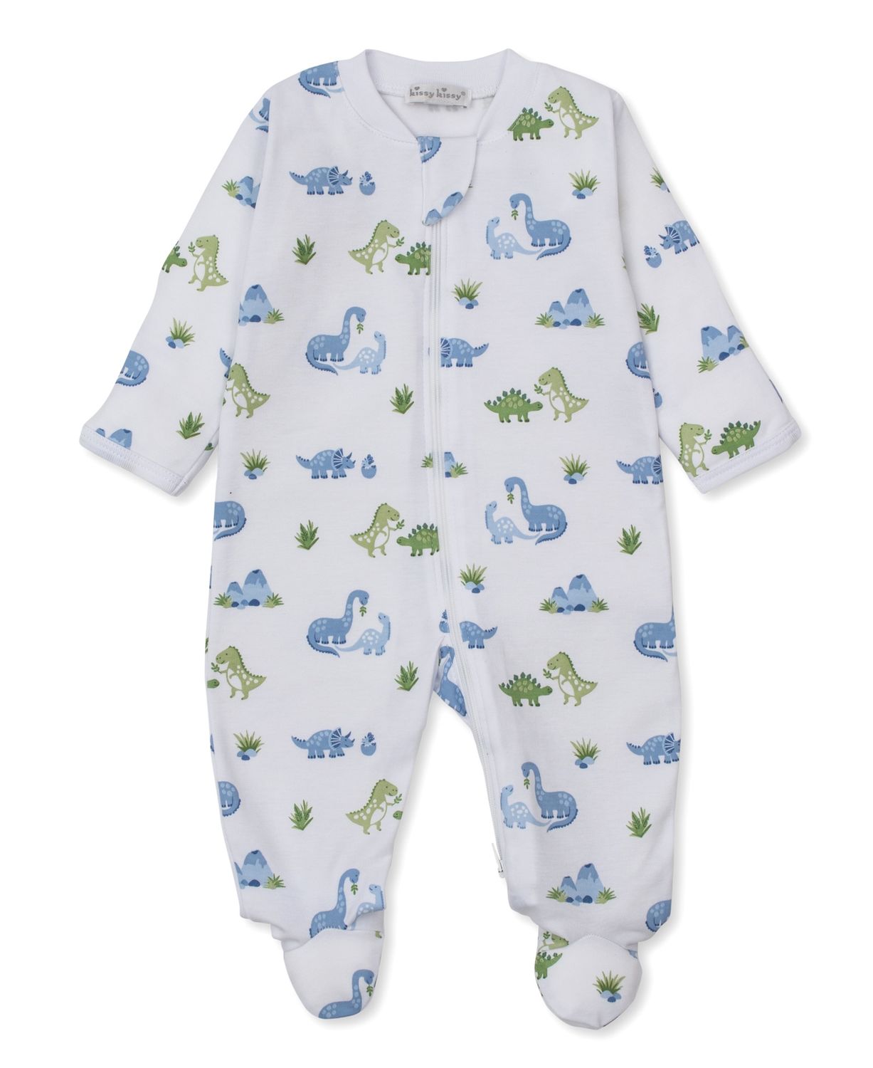 Zip Footie / Dinosaur Delight, Size: NB