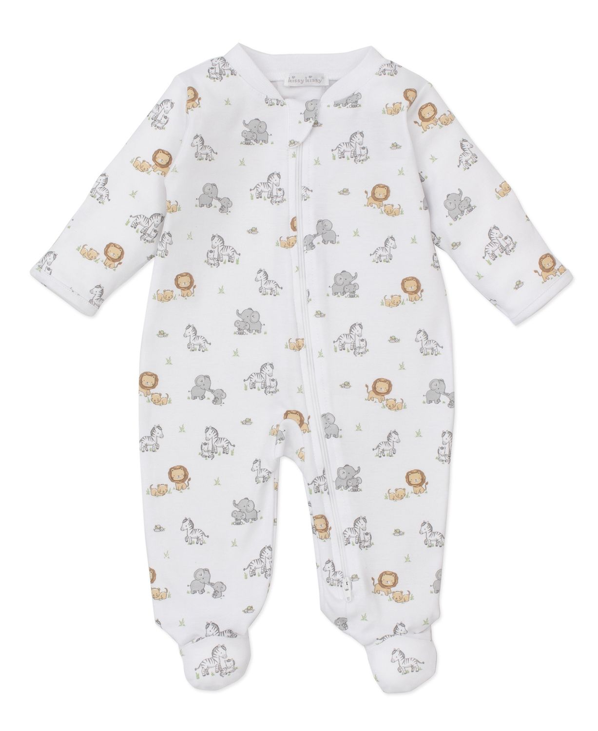 Zip Footie / Baby Jungle, Size: 3-6