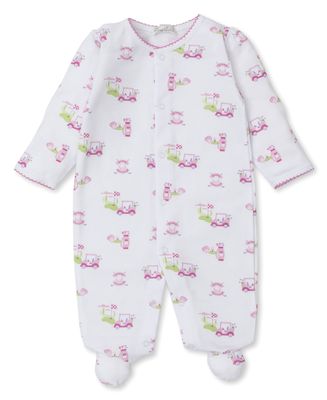 Print Footie / Pink Golf