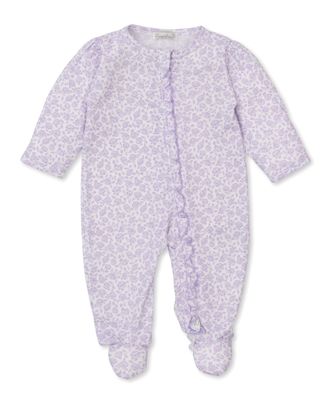 Zip Footie / Lilac Garden