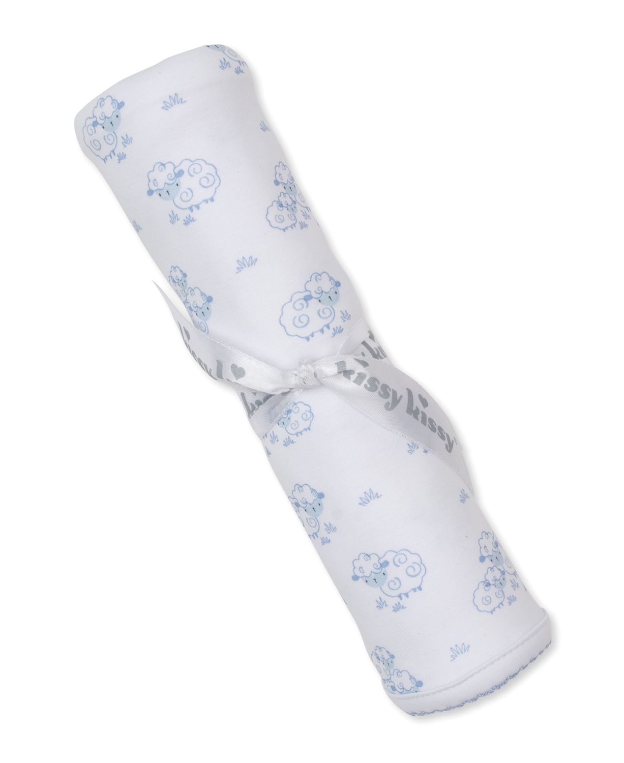 Pima Cotton Blanket / Sweet Sheep Blue