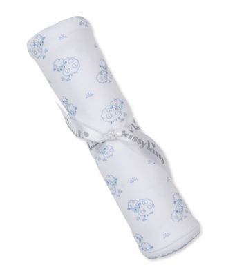 Pima Cotton Blanket / Sweet Sheep Blue