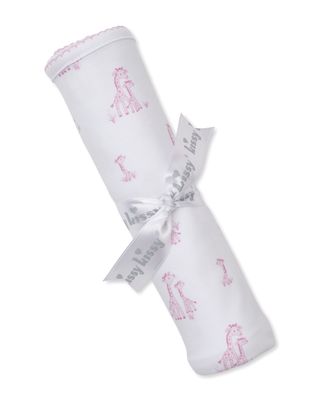 Pima Cotton Blanket / Giraffe Pink