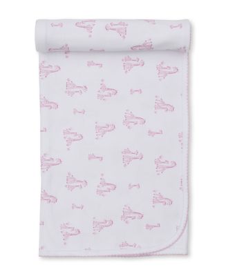 Pima Cotton Blanket / Giraffe Pink