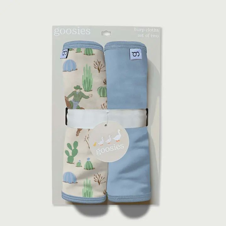 Burp Cloth Set / Saddle Up, Cowboy