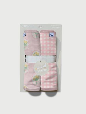 Burp Cloth Set / Fancy Tulips