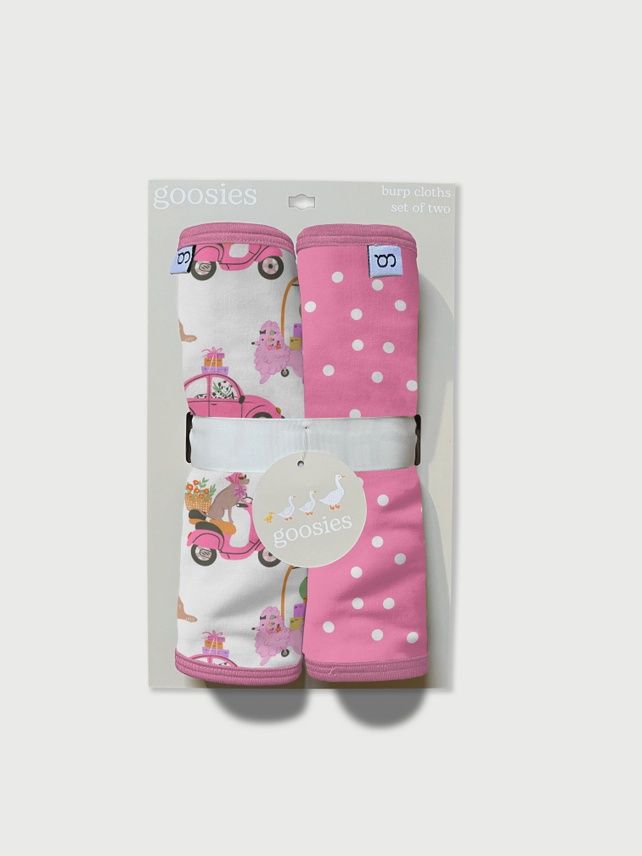 Burp Cloth Set / Puppy Chic