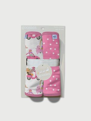 Burp Cloth Set / Puppy Chic