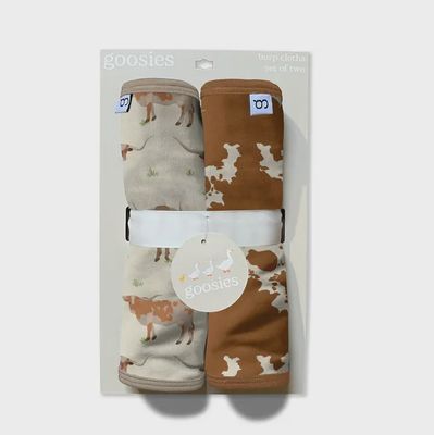 Burp Cloth Set / Longhorns