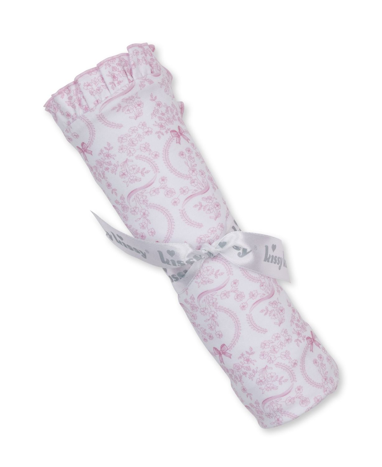 Pima Cotton Blanket / Blooming Bows Pink