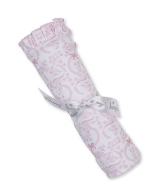 Pima Cotton Blanket / Blooming Bows Pink