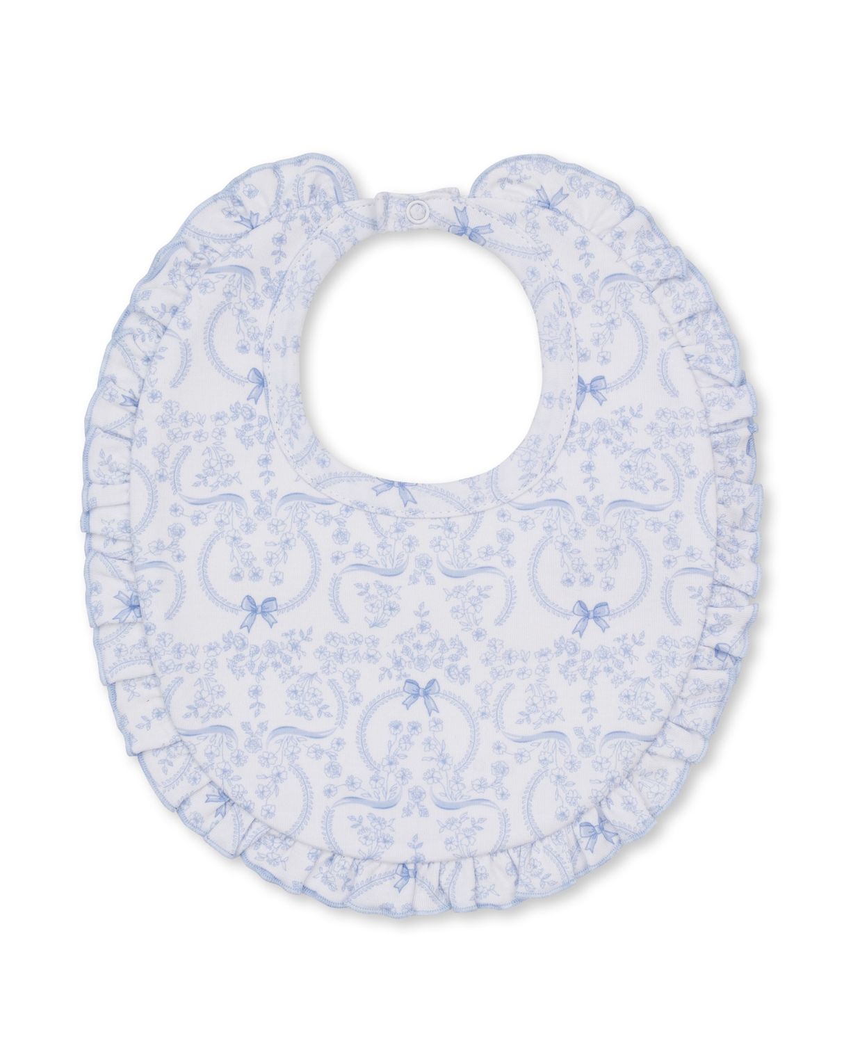 Print Bib / Blooming Bows Blue