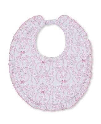 Print Bib / Blooming Bows Pink