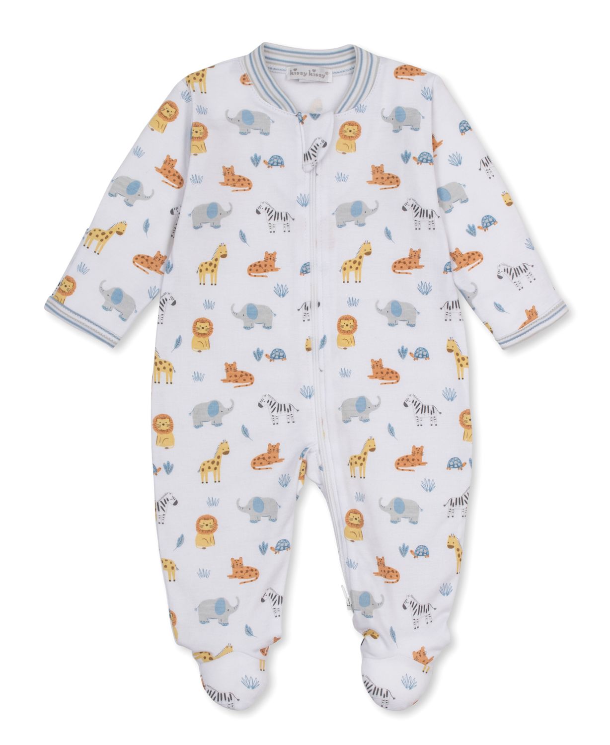 Zip Footie / Jungle Hang Out, Size: NB