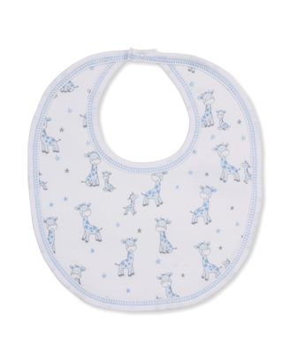 Print Bib / Just Giraffes Blue