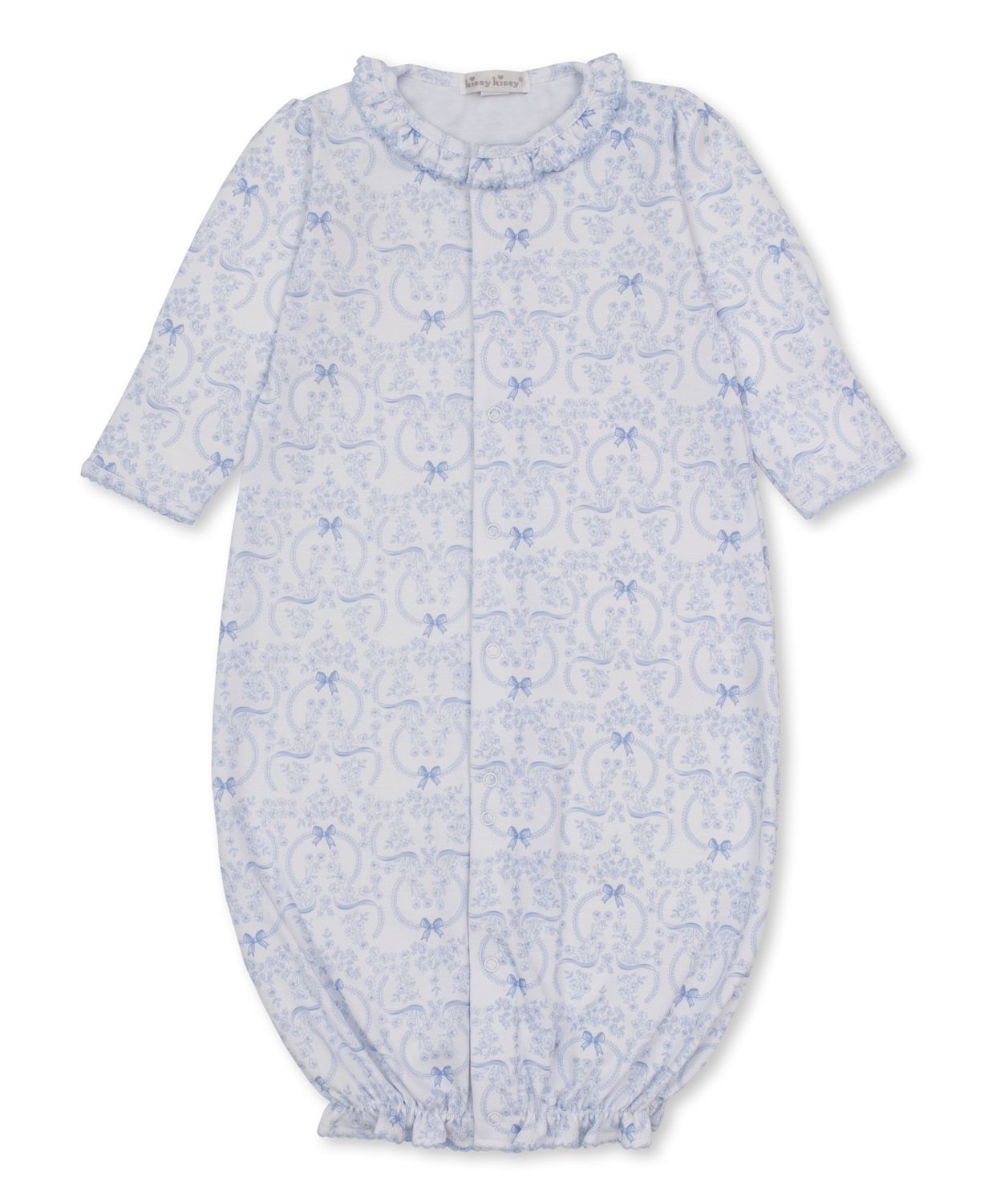 Convertible Gown / Blooming Bows Blue