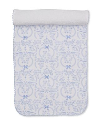 Burp Cloth / Blooming Bows Blue
