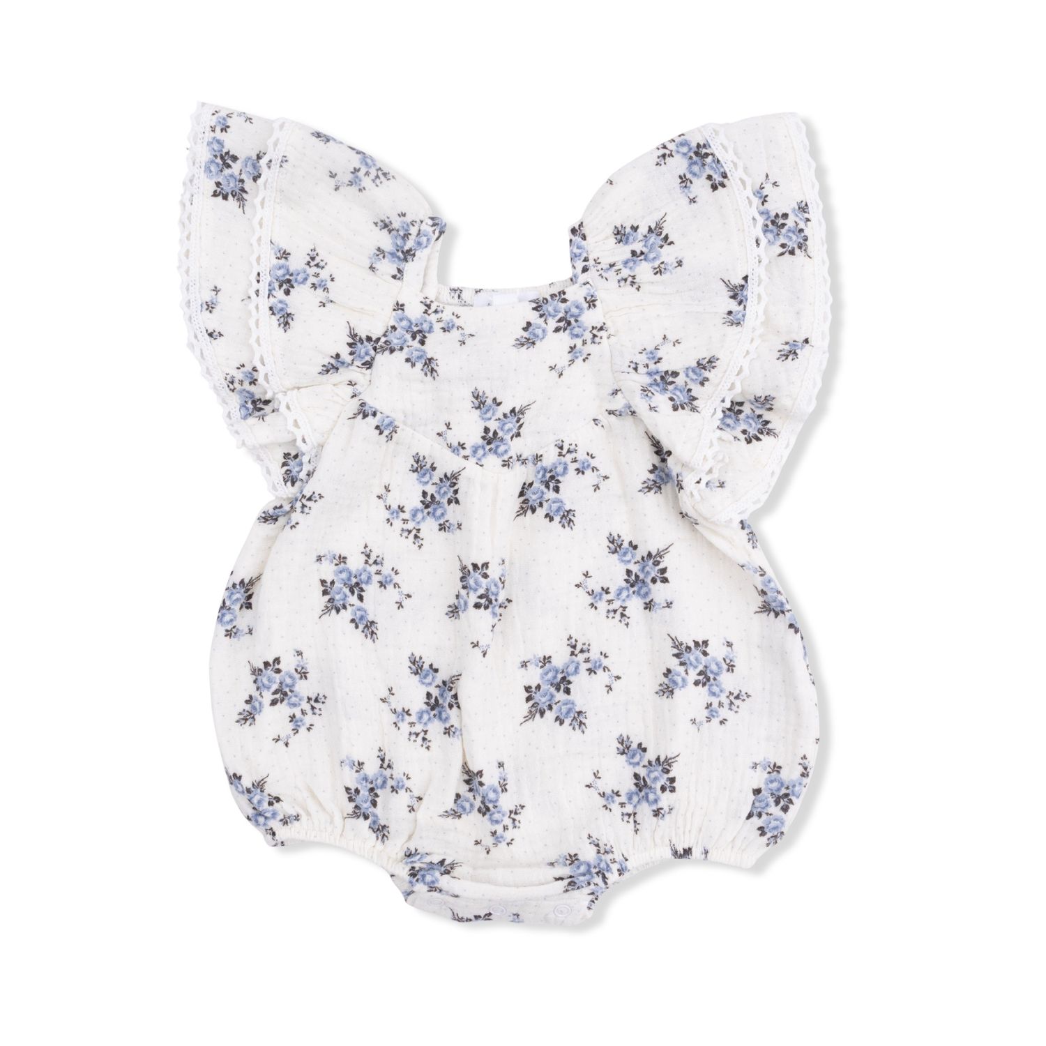 V-neck Bubble / Belle Rosette Dot, Size: 3-6