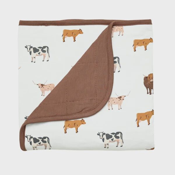 Print Blankets / Moo, Size: Baby