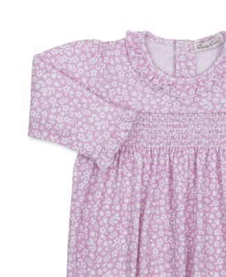 Hand Smocked Gown / Autumn Meadows Pink