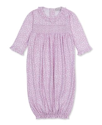 Hand Smocked Gown / Autumn Meadows Pink