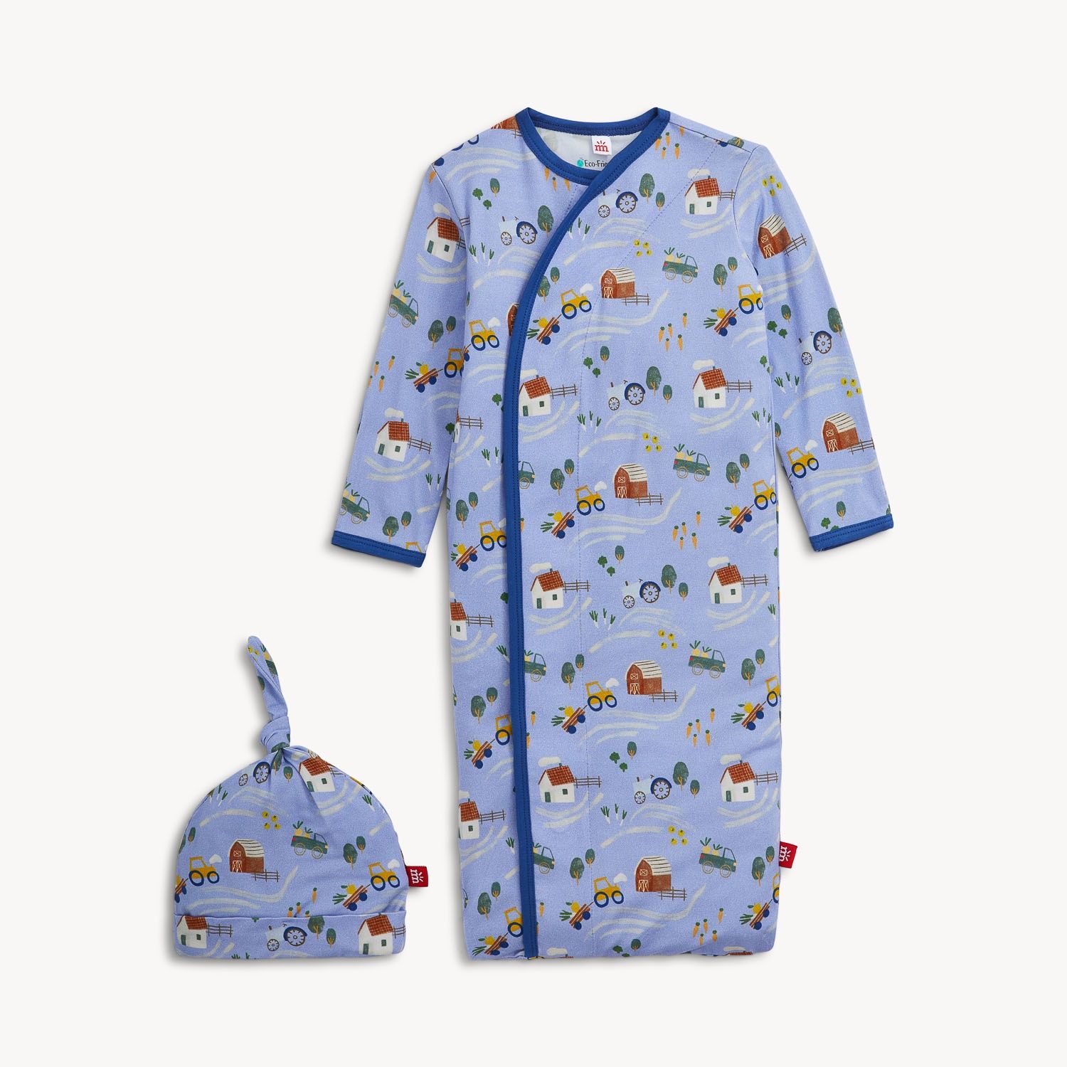 Magnetic Modal Gown+Hat / Farm To Cradle, Size: NB-3M