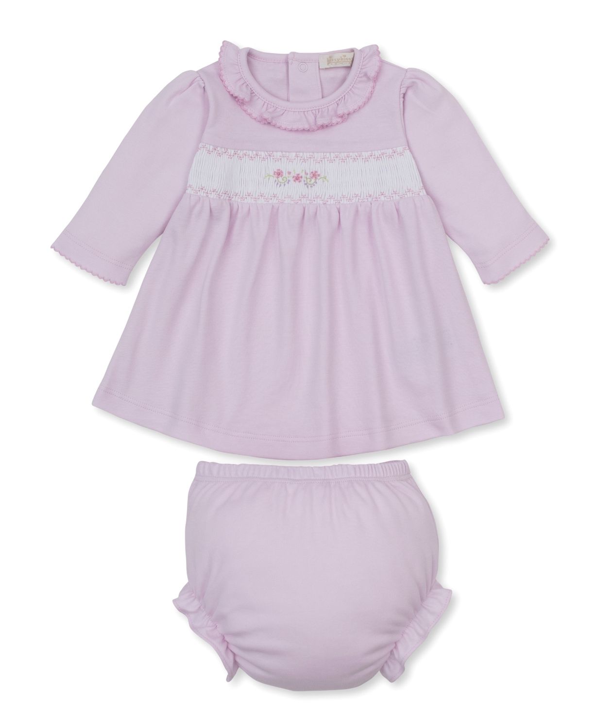 Handsmocked Dress Set / Fall Medley, Size: 0-3
