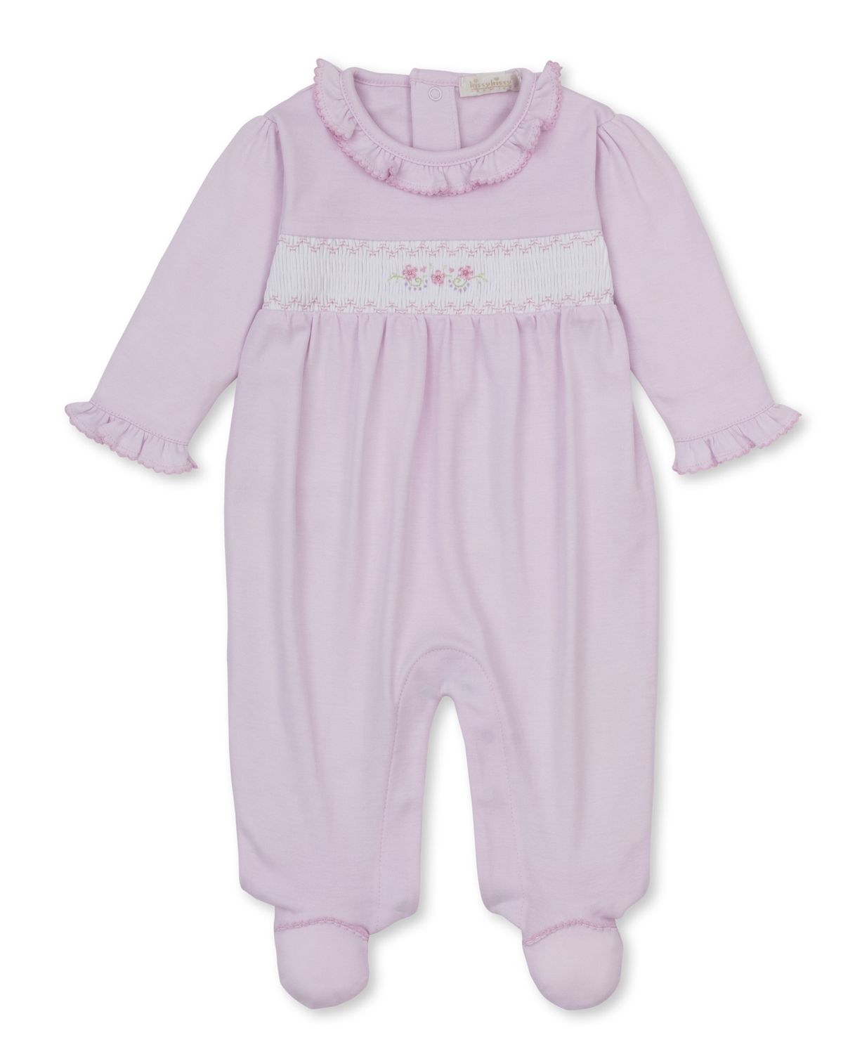 Hand Smocked Footie / Fall Medley, Size: NB