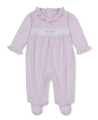 Hand Smocked Footie / Fall Medley