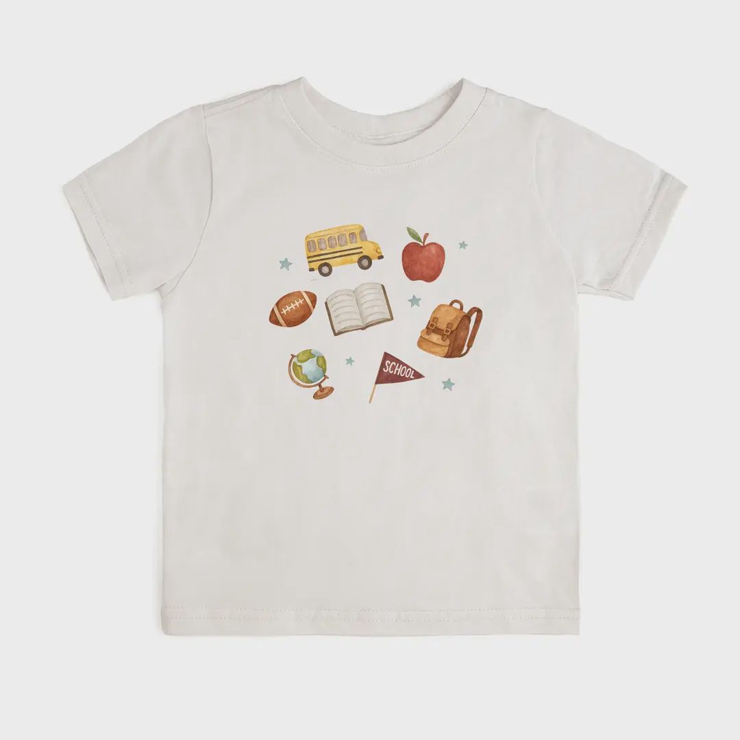 School Time T-Shirt, Size: 2