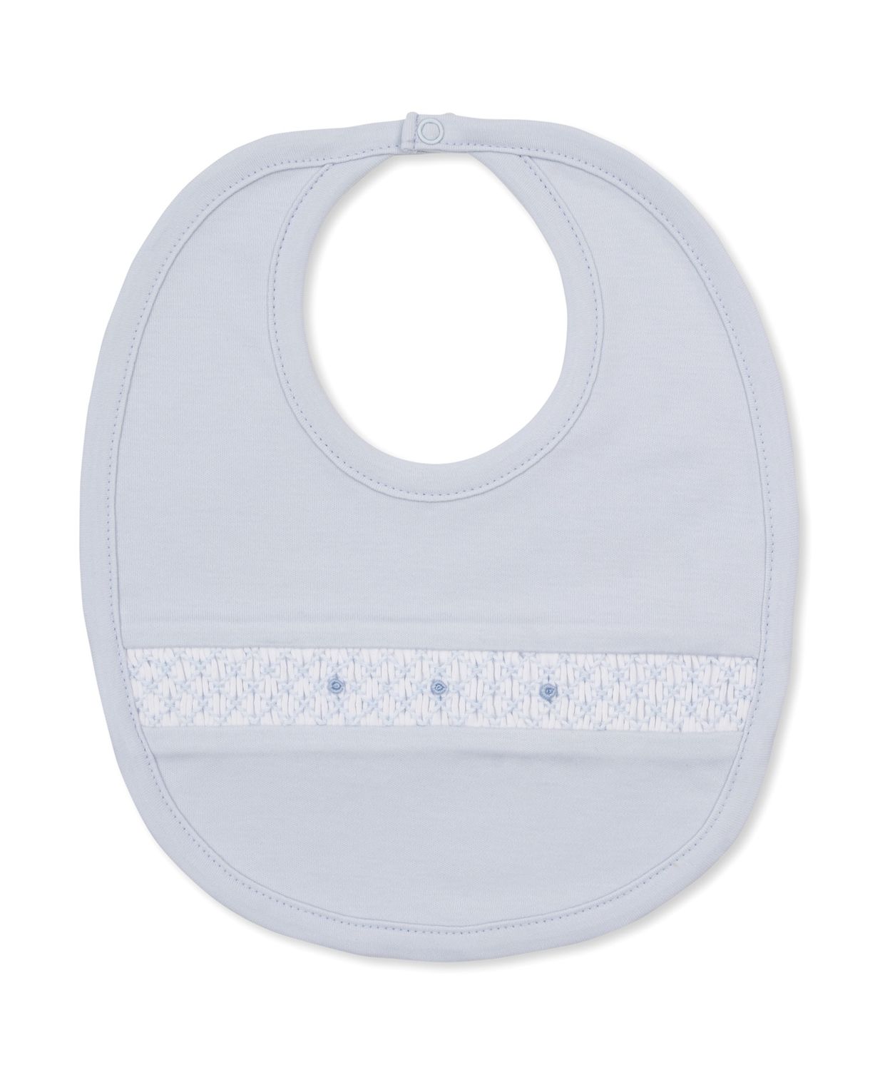 Hand Smocked Bib / Light Blue CLBF