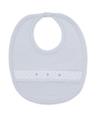 Hand Smocked Bib / Light Blue CLBF