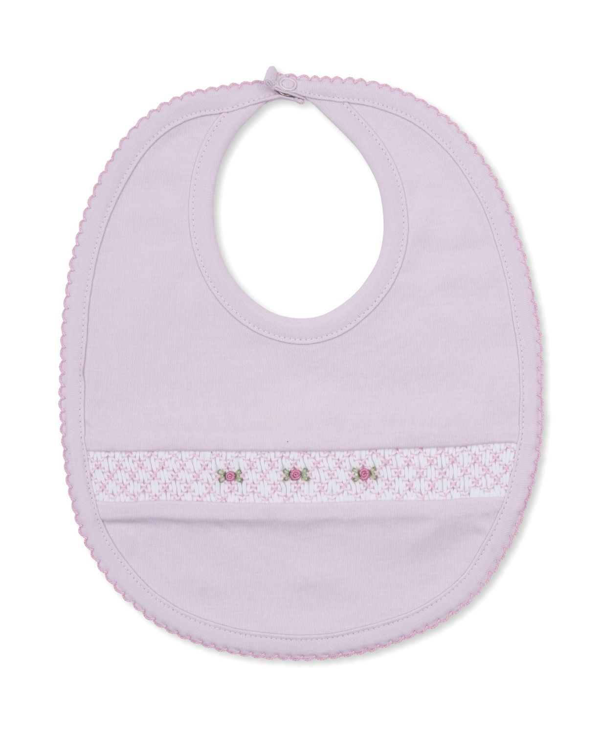 Hand Smocked Bib / Pink CLBF
