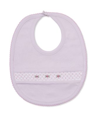 Hand Smocked Bib / Pink CLBF