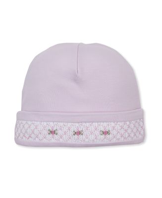 Hand Smocked Hat / Pink CLBF