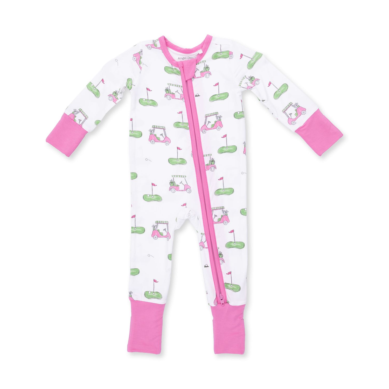 Convertible Romper / Golf Carts Pink, Size: 0-3
