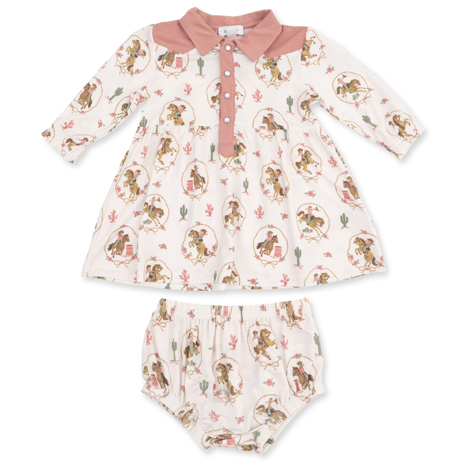 Western Dress + Bloomer / Cowgirl Cameos, Size: 3-6