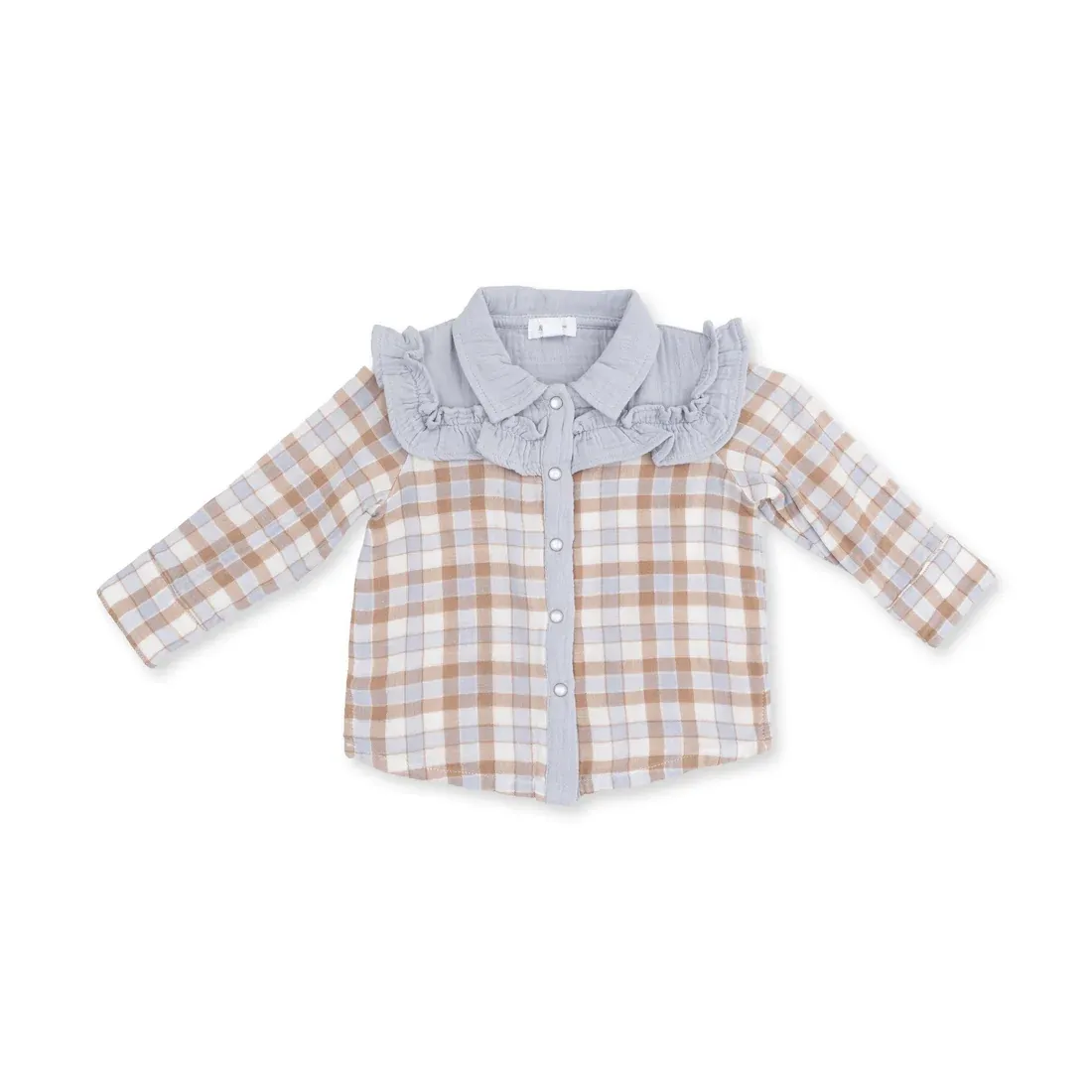 Loretta Top / Western Plaid, Size: 12-18
