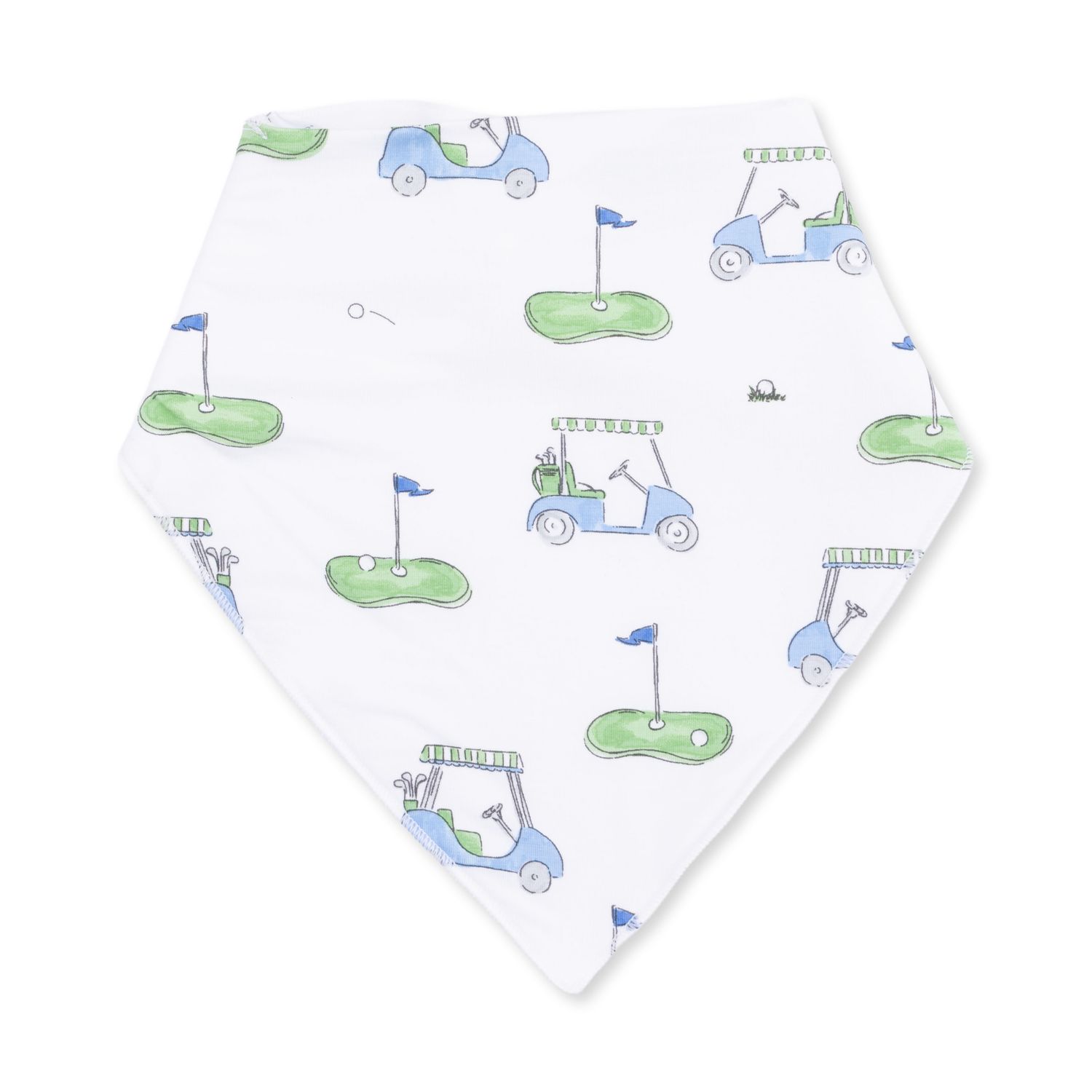Bandana Bib / Golf Carts Blue