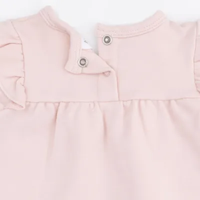 Ruffle Sweatshirt + Leggings / Pink Bows