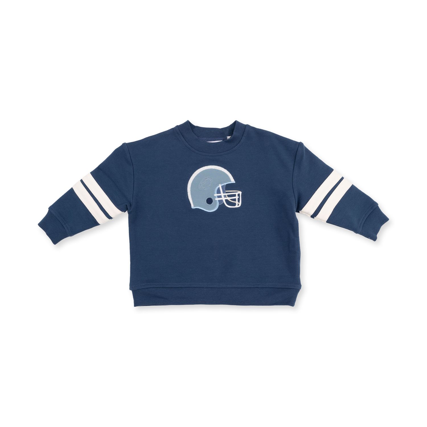 Drop Sleeve Sweatshirt / Football Helmets, Size: 12-18