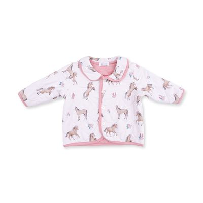 Quilted Jacket / I Love Horses