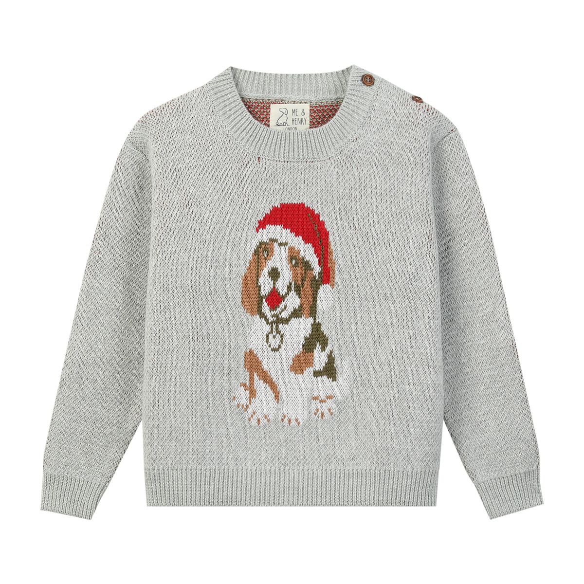 Woody Sweater, Colour: Festive Henry, Size: 12-18