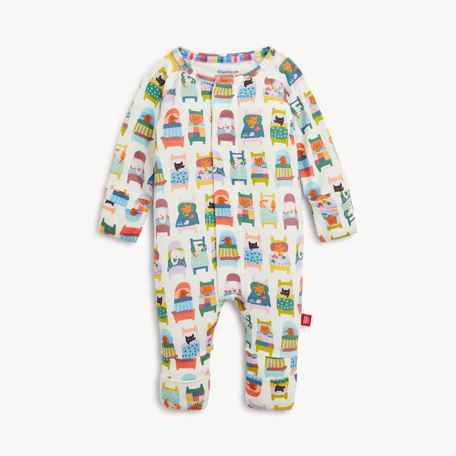 Magnetic Modal Convertible Coverall / Suite Dreams, Size: NB