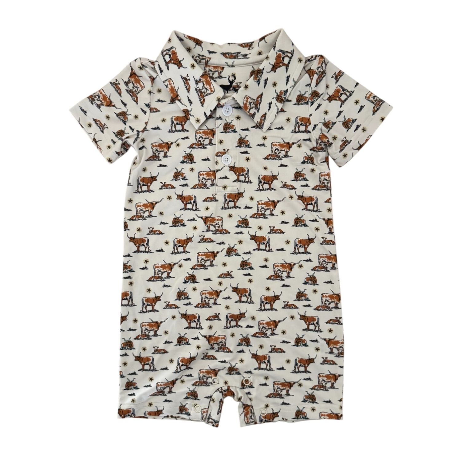 Knox Romper UPF 50+ / Longhorn Range, Size: 0-3