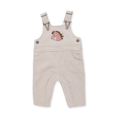 Overall with Horse Applique / Peyota Corduroy