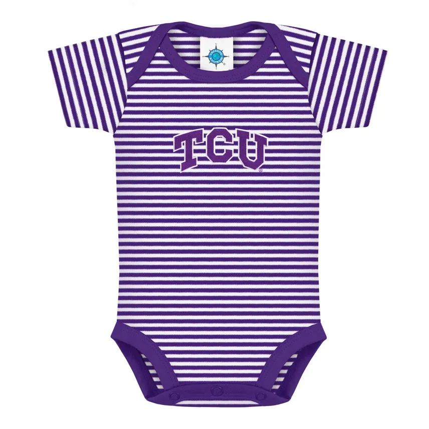 TCU Bodysuit / Striped, Size: 0-3